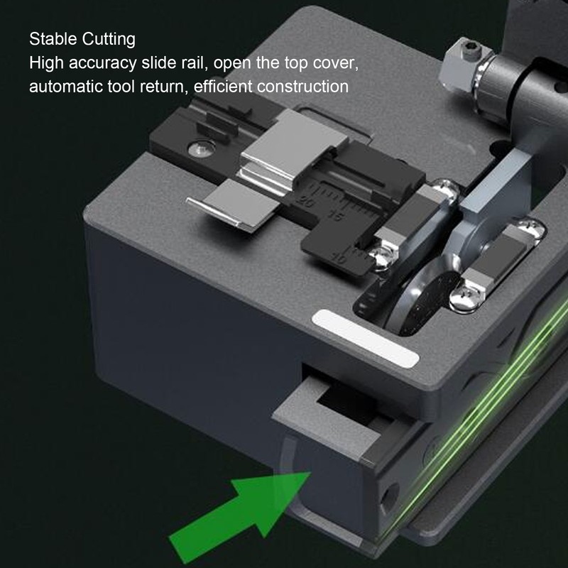 High Accuracy Fiber Cleaver Tungsten Steel Blade Automatic Return Optical