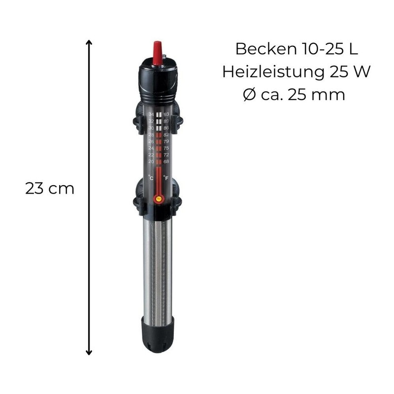 Aqua Precision Heating Rod 25-500 W Regulator Heater Heater Aquarium
