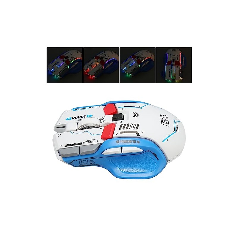 Ratón Bluetooth para Juegos, Tri Mode 2.4G Ratón Bluetooth con