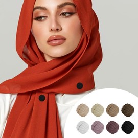 Hijab Magnets, Magnets Hijab Pins for Women Clothing Scarf Multi-Use (8PCS,Color A)