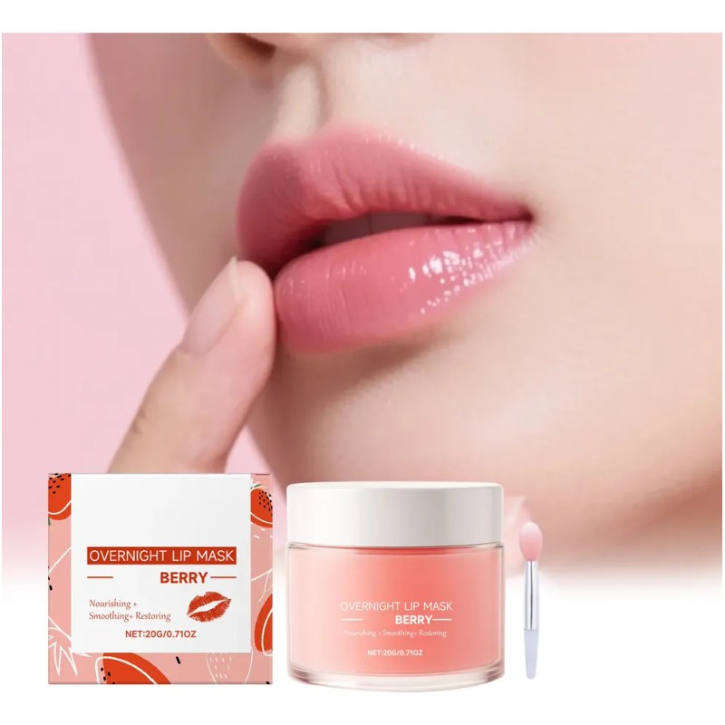 Mascarilla Labial Very Berry, Nutritiva, Suavizante Y Restau