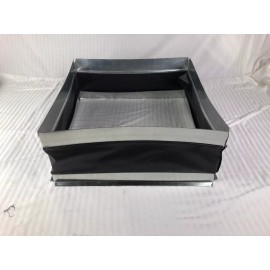 tinman 12 X 12 Inches CARLISLE FLEXIBLE DUCT CONNECTOR CANVAS JOINT