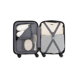 Manchester Collection 2-Piece Hardside Luggage Set, ABS Material, 360° Spinner Wheels, Expandable