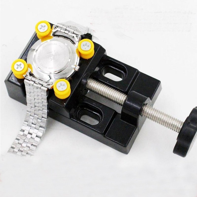 HomDSim B&Y Adjustable Metal Watch Case Holder Tool & Watchmaker