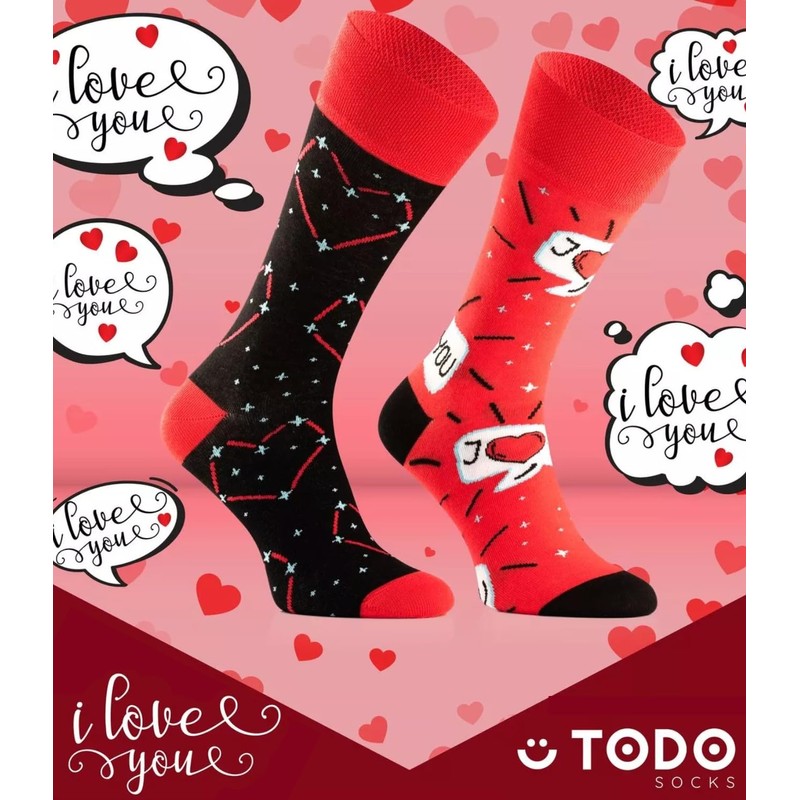 TODO Colours Funny Socks with Motif – Multi-Coloured, Colourful, Crazy