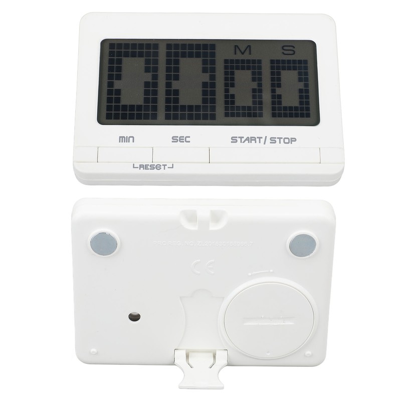 Digital Kitchen Timer Big Digits Magnetic Timer Backing Stand for