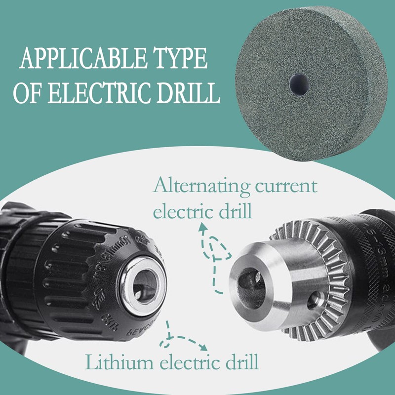 XZEIT Grinding Wheel Adapter and Grinding Stone for Drill, Metal