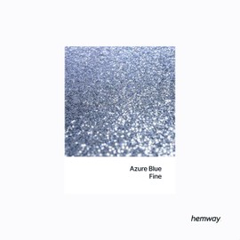 Hemway Glitter Grout Additive add Sparkle to Mosaic Tiles, Bathrooms, Wet Rooms, Kitchens, Tiled Based Rooms and Cement Based Grouts 100g / 3.5oz - Azure Blue