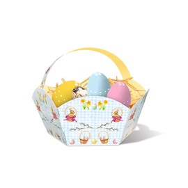 URSUS Paper Craft Set Easter Nests Pack of 6 Easter Baskets Easter Eggs Search