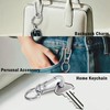 Tienyuu Metal Keychains with Key Ring Holders – 4-Piece Set