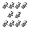 Gridwall Joining Clips, JruiZhp 10 Pcs Silvery Wire Grid Panel