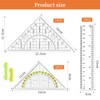 APOMOONS Set Square with Handle Set Square and 1 Ruler