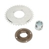 410 Sprocket Toothless Flywheel Kit with Silver Adapter Steel Light