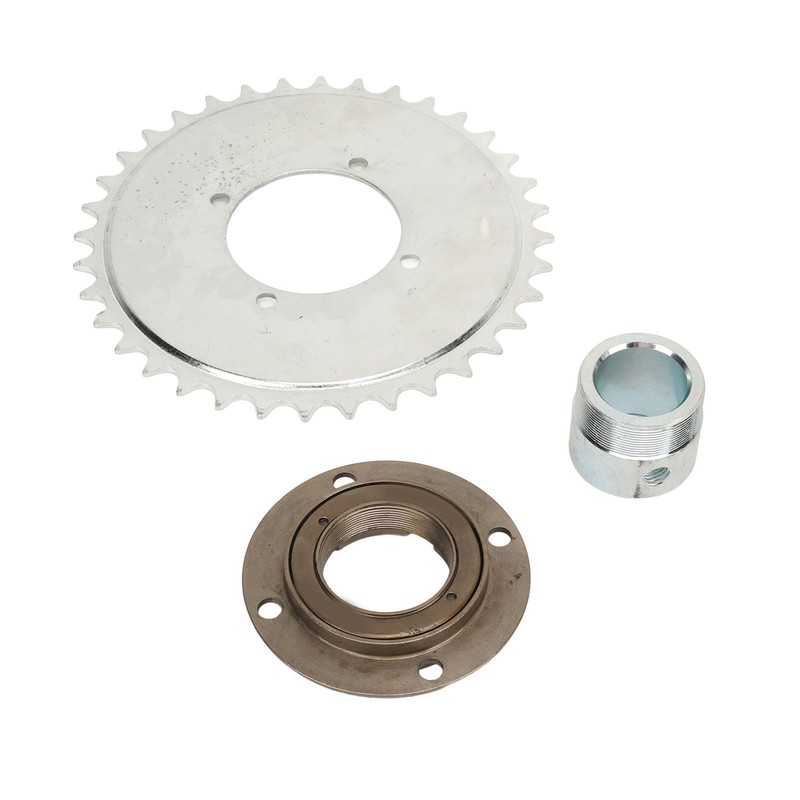 410 Sprocket Toothless Flywheel Kit with Silver Adapter Steel Light