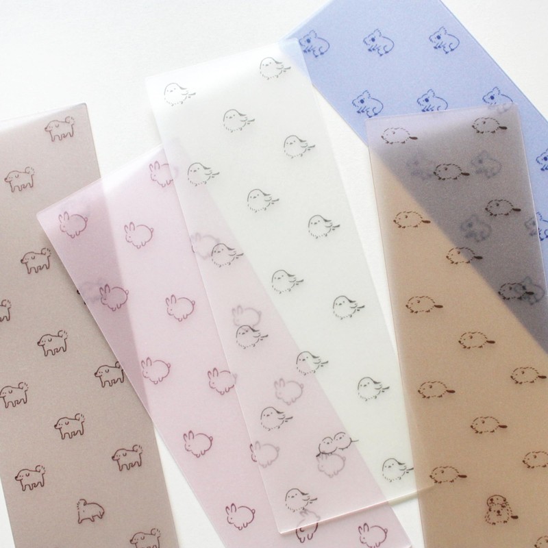 Elcomune BMK-004 Bookmark, One Point, Clear Bookmark, Cat
