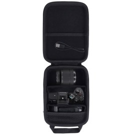 Aenllosi Hard Case for Sony Alpha 6000/Alpha 7 System Camera Black (Bag Only), black