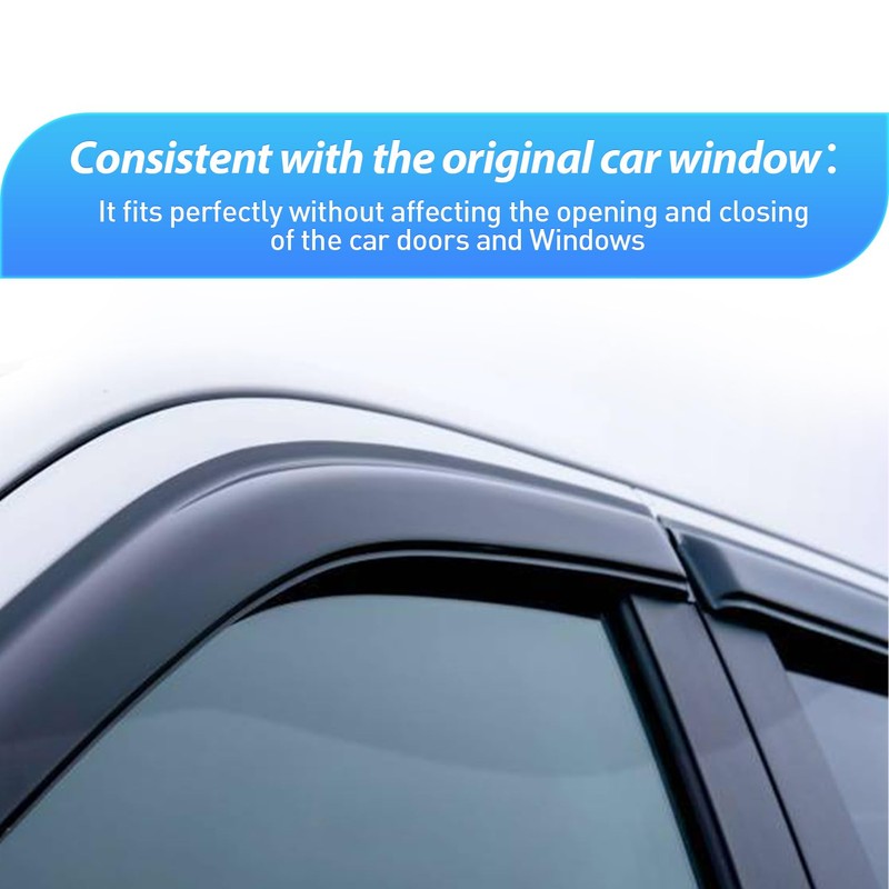 Nilight Window Rain Guards for Toyota Camry 2018 2019 2020