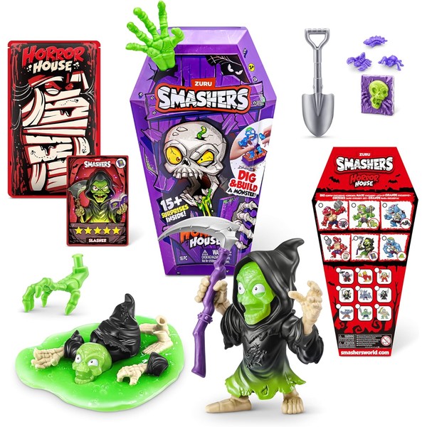Smashers Horror House Slasher Interactive Collectable Toy 15+ Surprises Inside