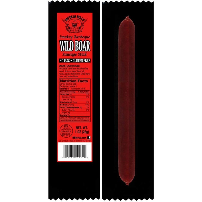 Buffalo Bills Exotic Game Meat Sausage Sticks (mixed 1oz sticks