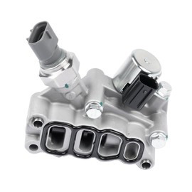 AKWH 15810-RKB-J01 Engine Variable Valve Timing VVT Solenoid with Gasket Replacement for Honda Odyssey Pilot Accord 2.4L 3.0L 3.5L 15810RKBJ01