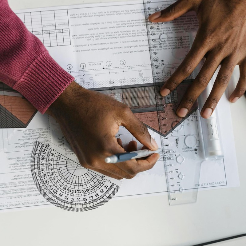 Tabanzhe Plastic Protractor-3PCS 180 Degrees Math Protractor 4 Inches Clear