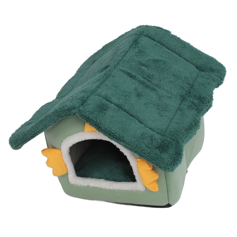 Pet Bed House Soft Warm Cat Bed Cave Detachable Cozy