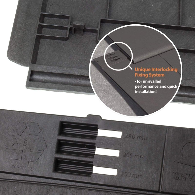 Brown Enviro Tile Slate Roof Lightweight Synthetic Plastic Roofing Conservatory