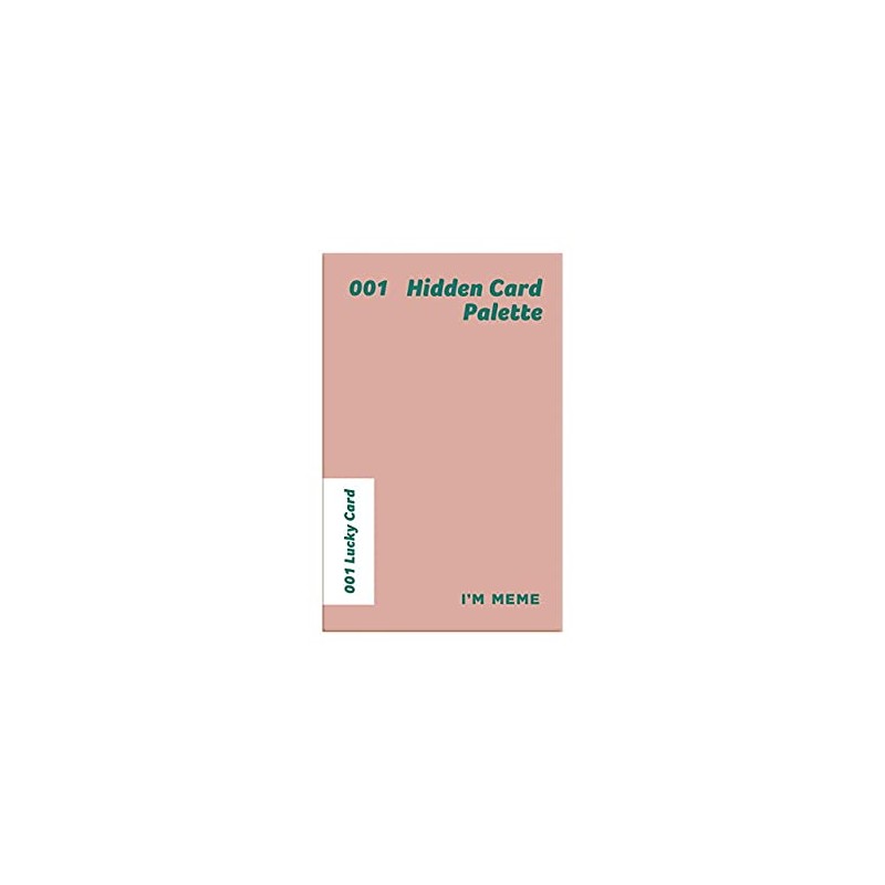 I Mimimi Hidden Card Palette Lucky Card │ Eye Makeup