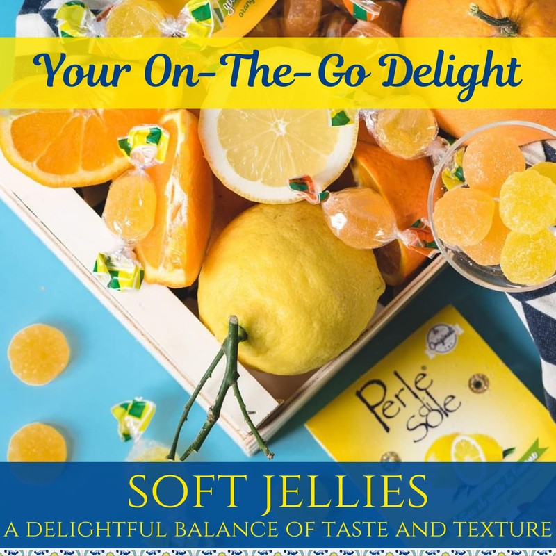 Perle di Sole Candy from Italy - Italian Fruit Jelly