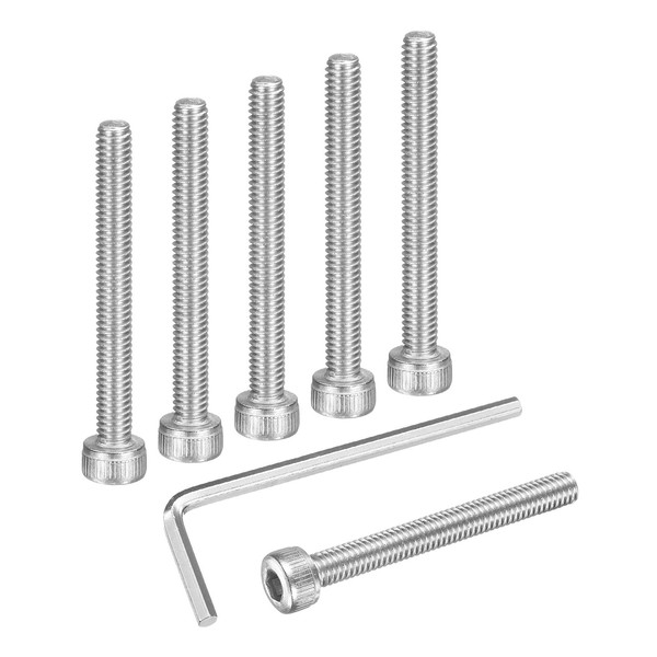 sourcing map 50Pcs Hex Socket Head Cap Screws Bolts, M4x35mm
