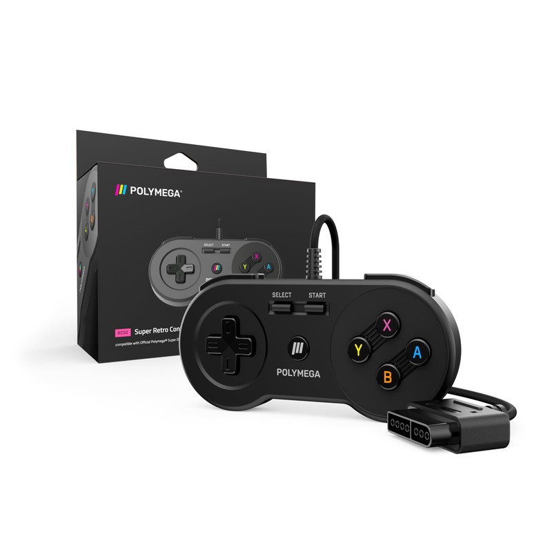 Polymega® Super Retro Controller (RC02) - Wired Connection For SNES