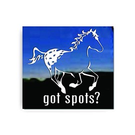 Got Spots? Appaloosa Horse Trailer Vinyl Window Decal Sticker
