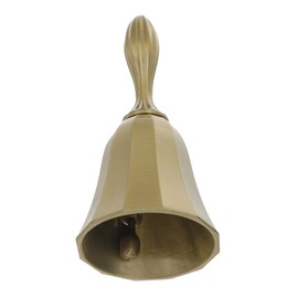 FUNOMOCYA Vintage Metal Hand Bell Small Craft Bells Restaurant Zinc Alloy Home Decor Ornaments