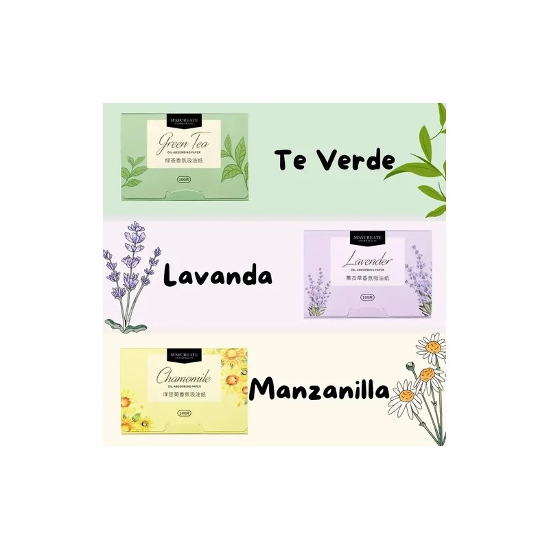 Papel Absorbente Facial Carbón Portátil 1 pza Elimina Brillo y