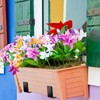 Leinuosen 8 Pcs Adjustable Window Boxes Brackets Planter Box Bracket