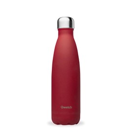 Qwetch - Originals Stainless Steel Insulated Flask 500 ml Red - Thermos Flask 24 Hours Cold & 12 Hours Hot - Leak-Proof, BPA-Free, Reusable - Perfect for Sports, Travel, Office & Hiking