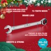 DURATECH Ratcheting Wrench Set, Combination Wrench Set, SAE & Metric,
