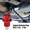 A ABSOPRO 2 Set Oil Drain Screw Aluminium M12 x