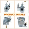 Topkidame 15003-1694 Carburetor Carb Compatible with 2002-2020 KAWASAKI KLX110 KLX