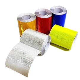 ST TS Reflective Tape, 2.0 inches (5 x 3 m), 5 Colors, High Brightness, Car Safety Warning, Road Signs, Fluorescent Reflective Tape