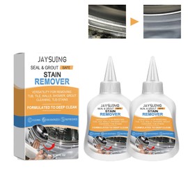 Hzutloer 3.38 Oz 2pc Sealant Stain Remover, Household Removal Gel, Household Cleaner, Household Washer Cleaner for Front Load Washer Sealant, Bathroom Grout, Shower, Kitchen Sink, Sealant