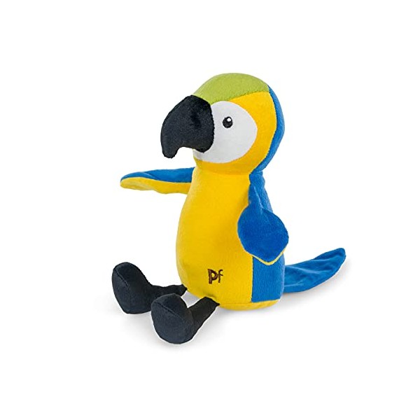 Petface Planet Percy the Parrot Eco Friendly Plush Dog Toy