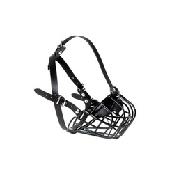 L&J Pets Uk Metal Basket Muzzle for French Bulldog | Basket Muzzle for Frenchies Strong Metal muzzle