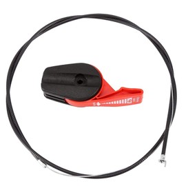 Throttle Cable for 65" Lawn Mower with Control Switch Lever Handle for Lawn Mowers for Garden (Color : Red)