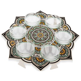 Dorit Judaica Pesach Seder Plate - Vintage, Large
