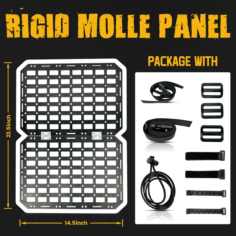 Yawayda Rigid MOLLE Panel Seat Back Organizer – Tactical Car