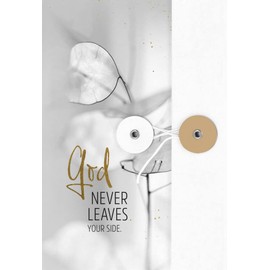 Notizbuch mit Knopf - God never leaves your side (Grace & Hope)