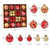 JUGLUTE Adornos para Arbol de Navidad, 44 pcs Plastic Esferas