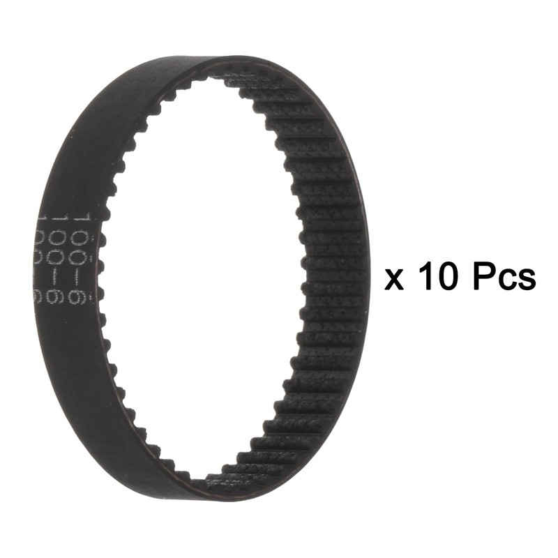 sourcing map 10pcs 2GT Timing Belt Closed Loop Rubber Belts