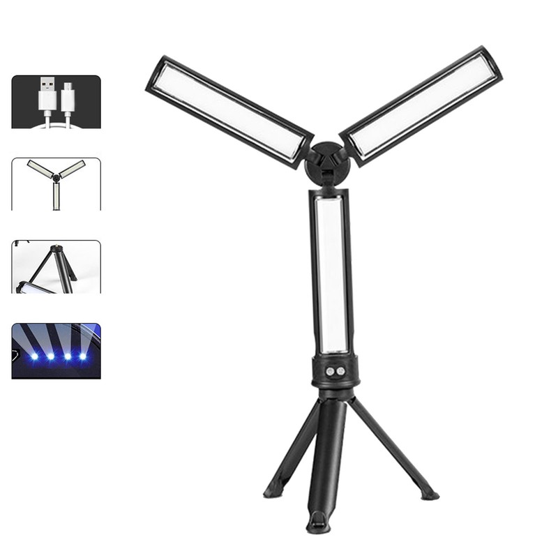 LED Foldable Rechargeable Work Light Multifunctional Portable Work Light with